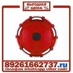 Колпаки колёсные 22.5 передние пластик красные в Москве