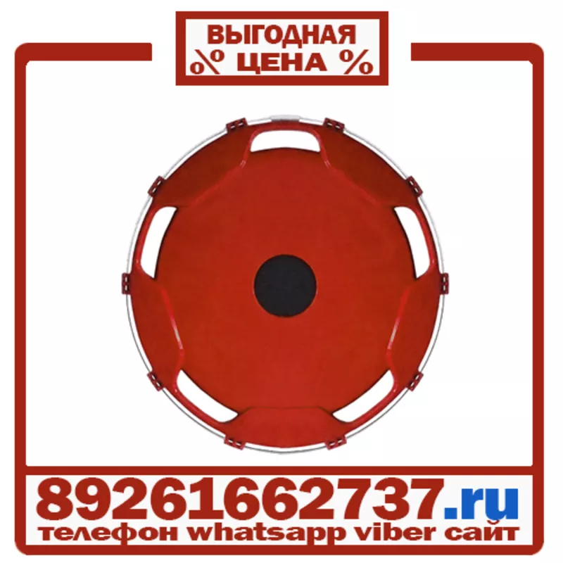 Колпаки колёсные 22.5 передние пластик красные в Москве 5