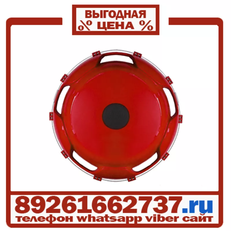 Колпаки колёсные 22.5 передние пластик красные в Москве 7