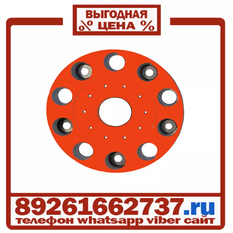 Колпаки колёсные 22.5 передние пластик красные в Москве 23